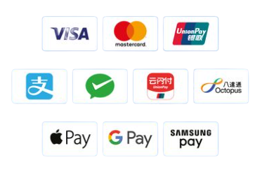 Accepted payment methods